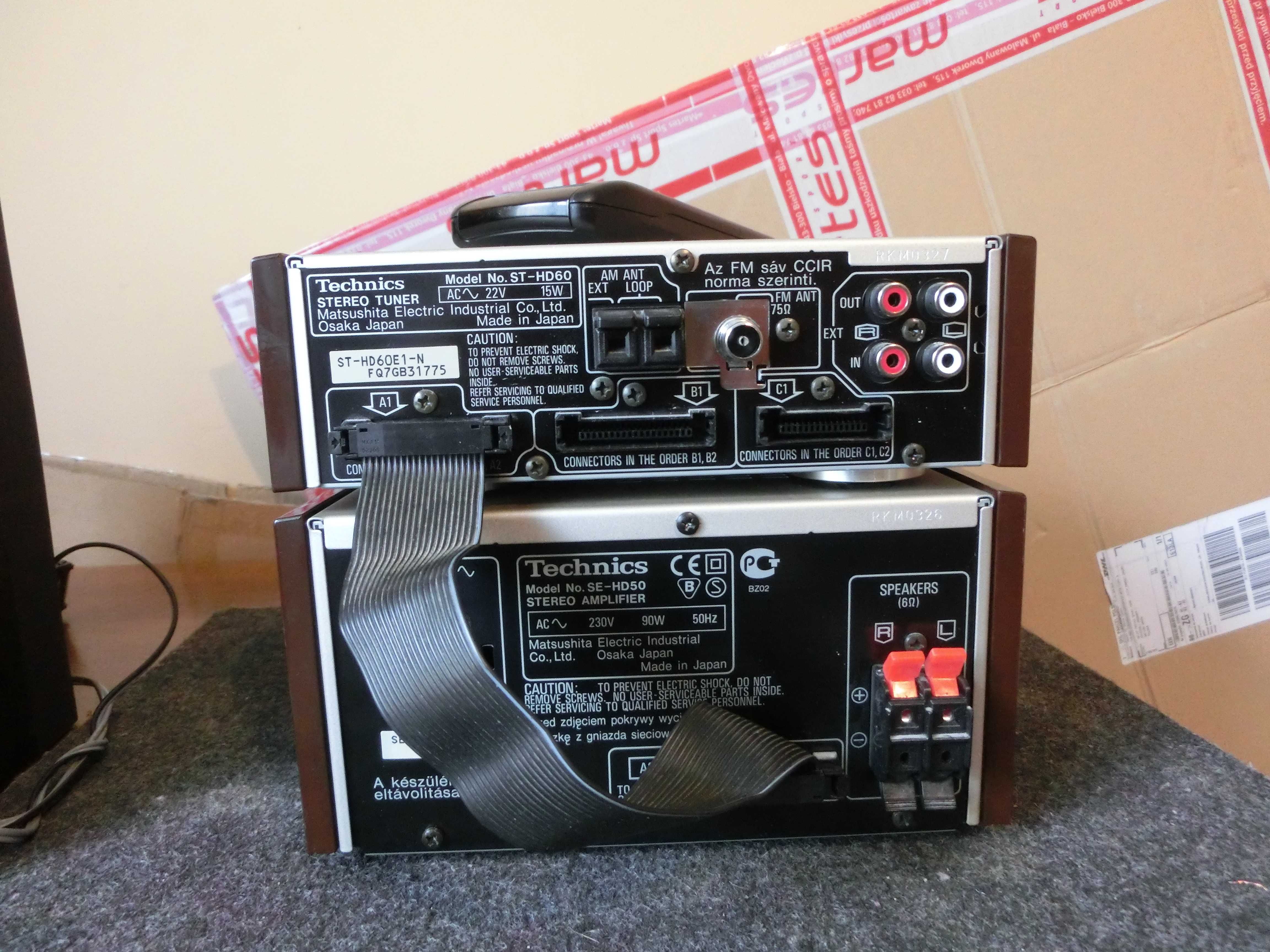 Wieża Technics z pilotem