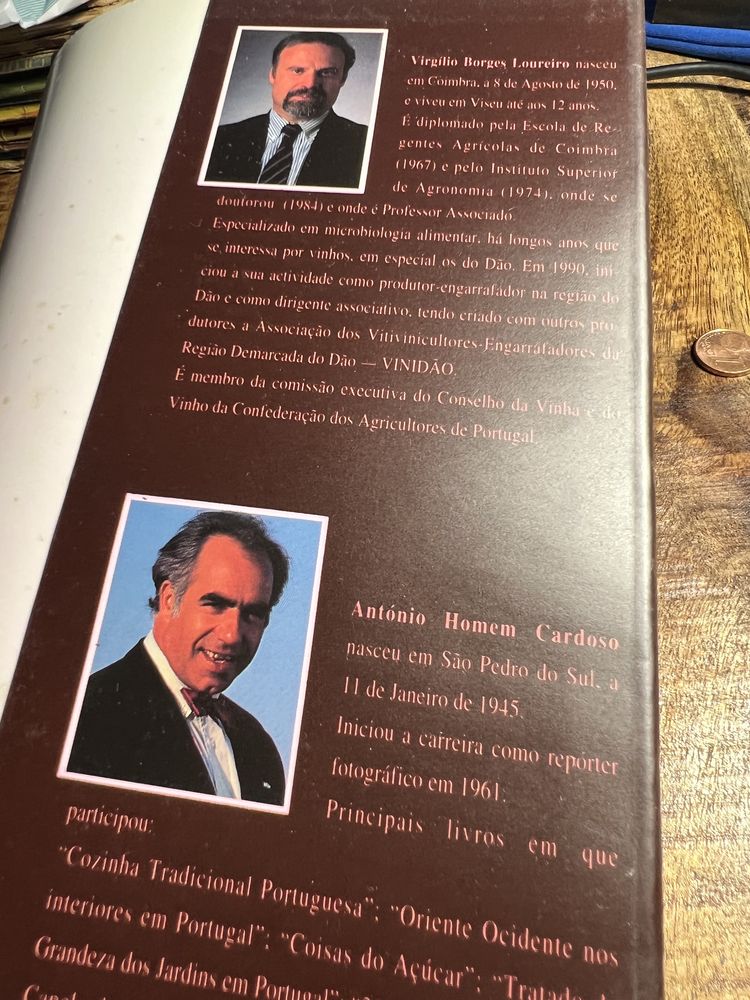 Livro dos vinhos edição limitada 250 exemplares raro