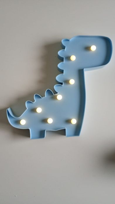 Dinozaur lampka do pokoju dziecięcego
