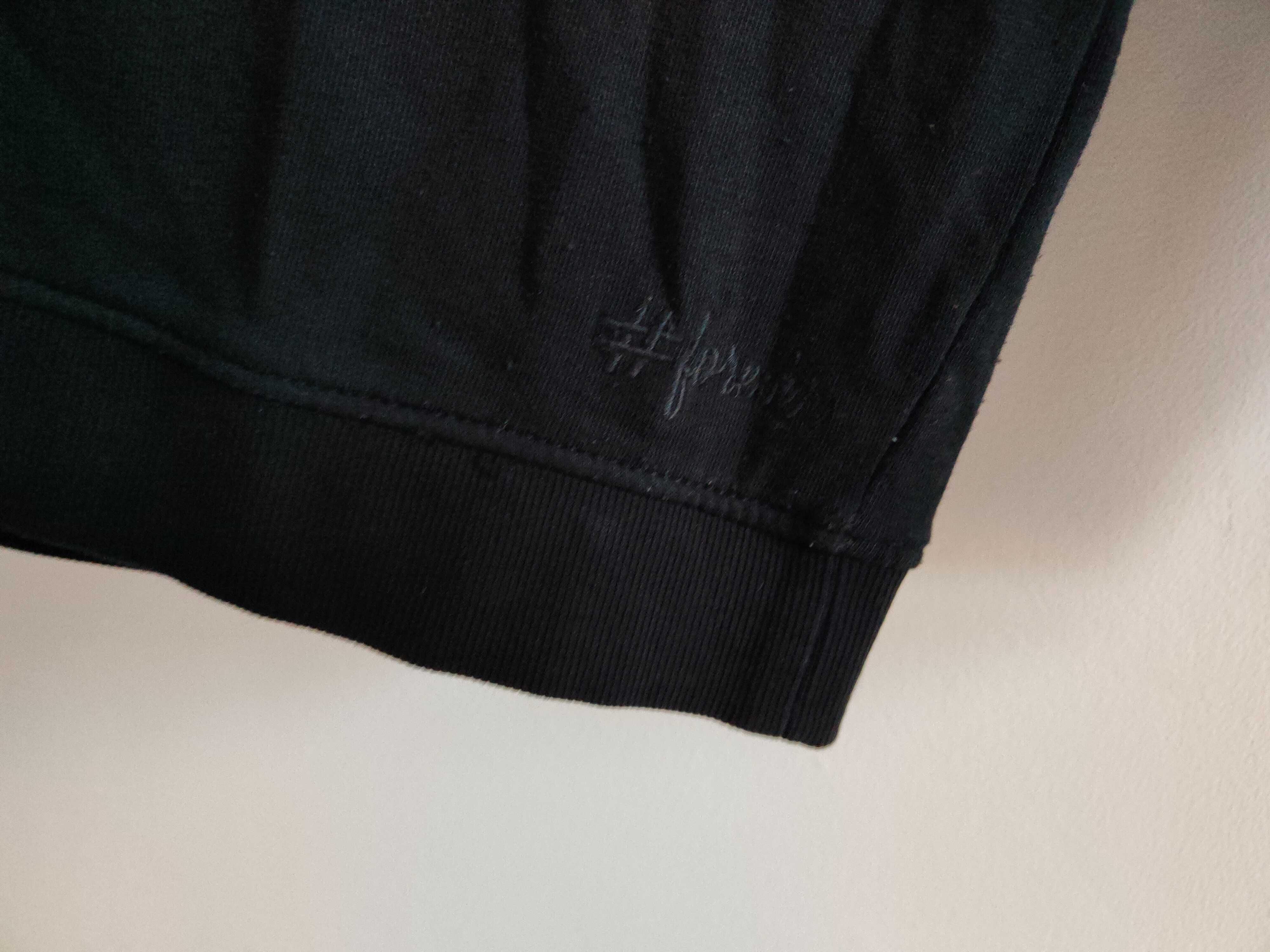 Esmara Lidl czarna bluza sportowa z kapturem bawełniana
