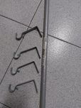 Varão extensível para cortinas em metal