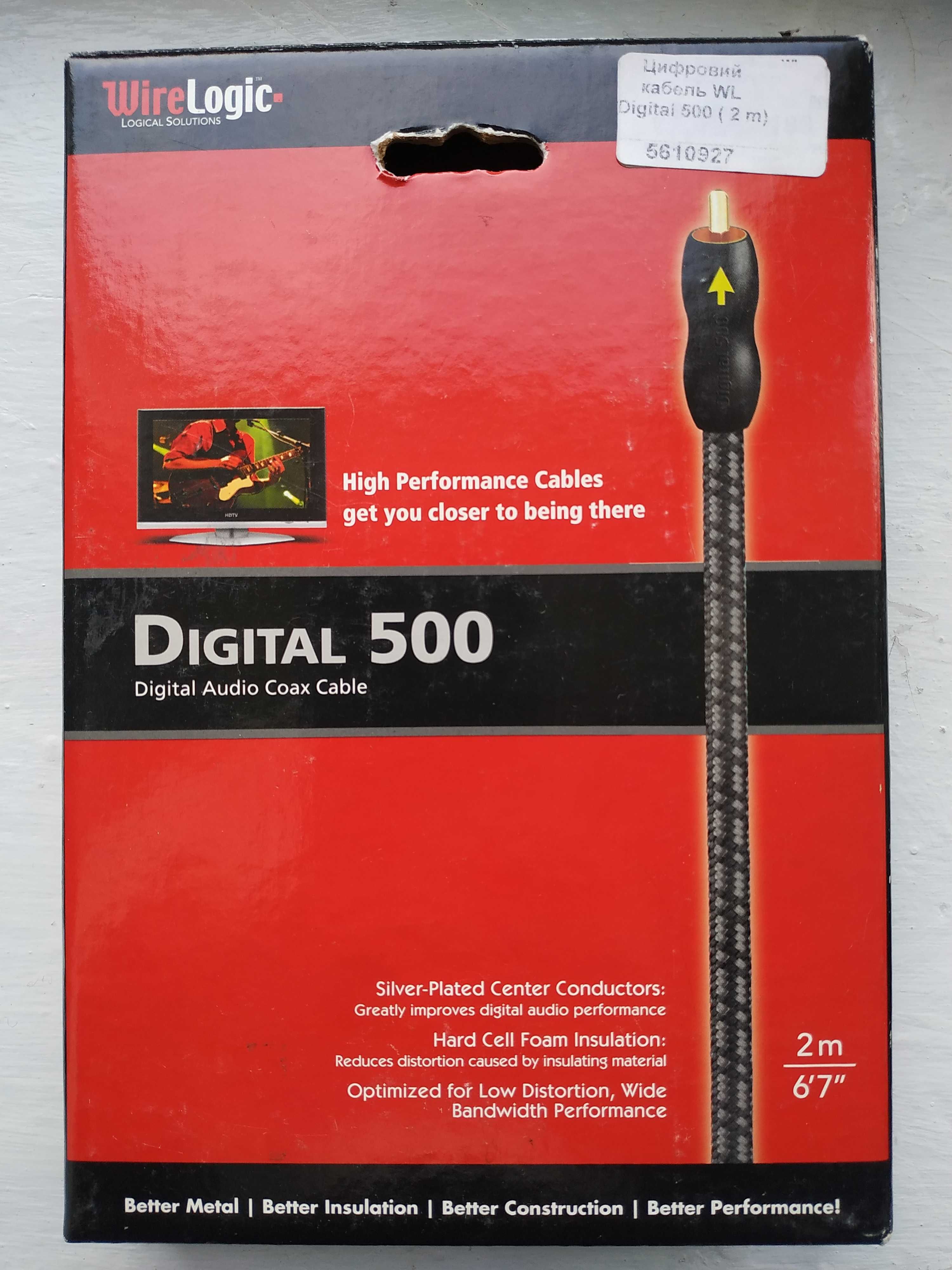 Wire Logic Audio 500 Коаксиальний кабель.