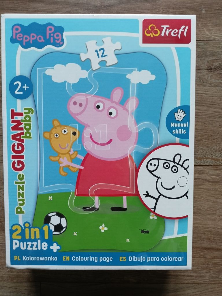 Puzzle Gigant Baby Peppa 12 el.