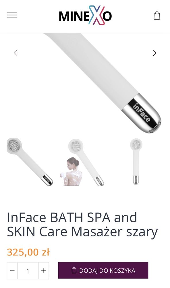 Masażer Xiaomi inFace Bath SPA Massager CB-11D