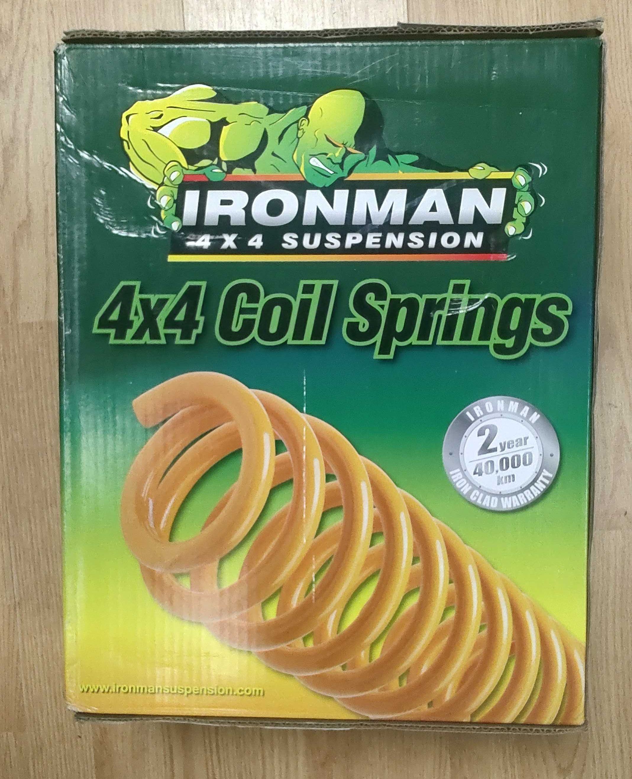 Ironman 4x4 TOY018B + TOY019B 4 wzmocnione sprężyn +2" +50-150kg LJ70