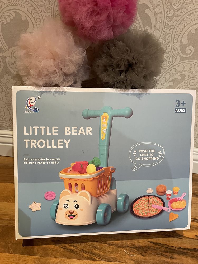 Wózek na zakupy Little Bear Shopping Trolley marki QiYiLe