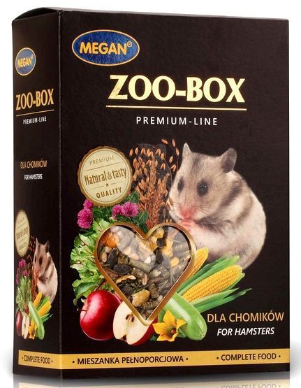 100% Naturalna i zdrowa karma dla chomików domowych i hodowlanych 520g
