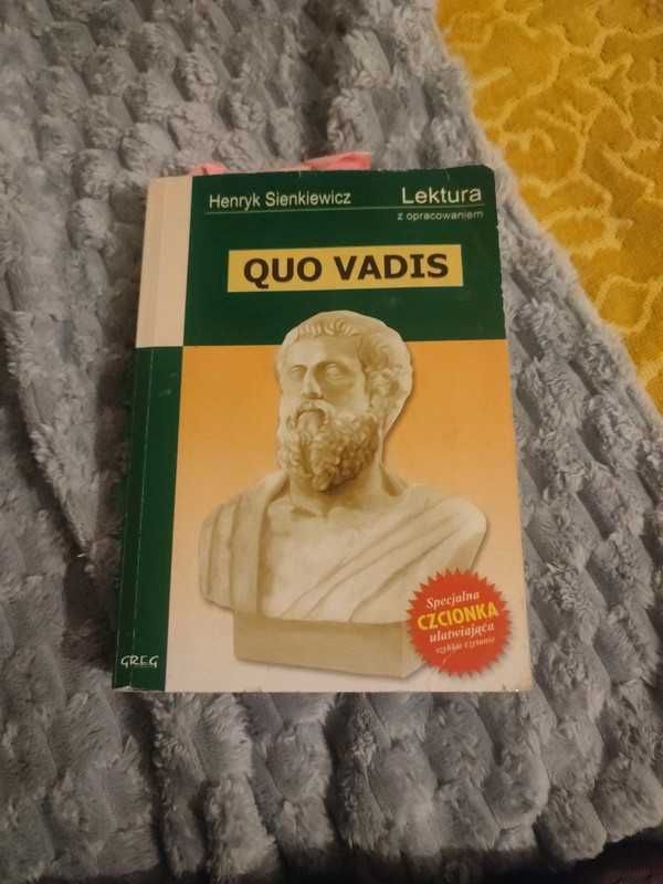 książka Quo Vadis, Autor: Henryk Sienkiewicz. lektura