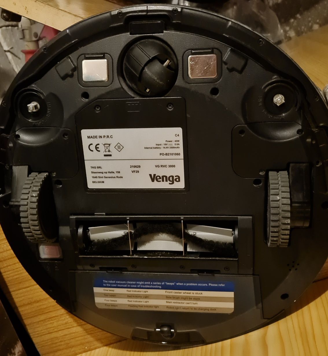 Robot sprzątający Venga VG RVC 3000 zdrowa bateria