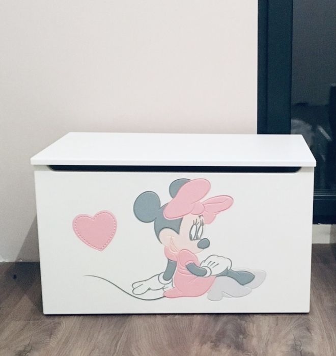 Skrzynia na zabawki, Myszka Minnie - meblik