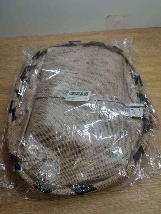 Kosz na pranie lessmo 45cm składany bawełna len 40l