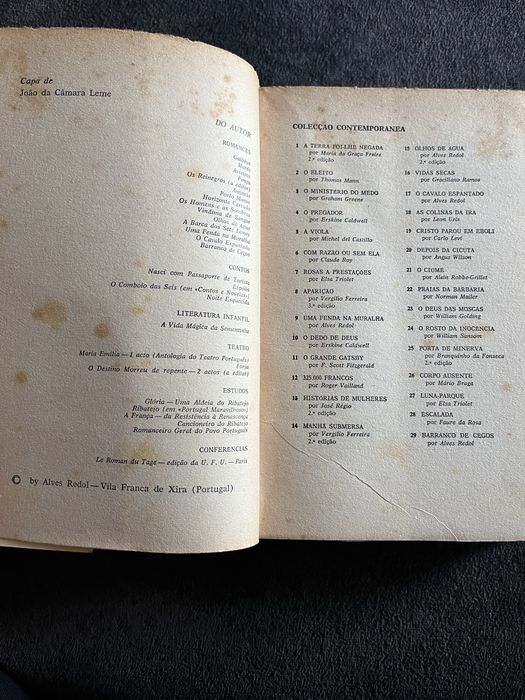 Livro Barranco de Cegos Alves Redol