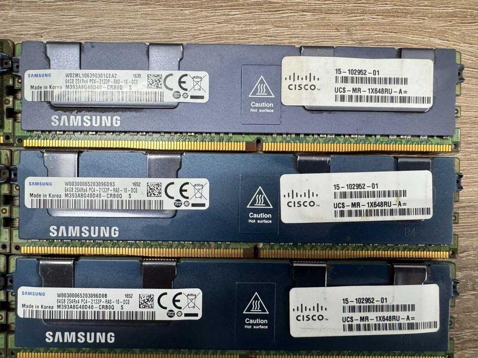 Samsung 64GB ECC DDR4 2133 PC4-19200 Reg серверная