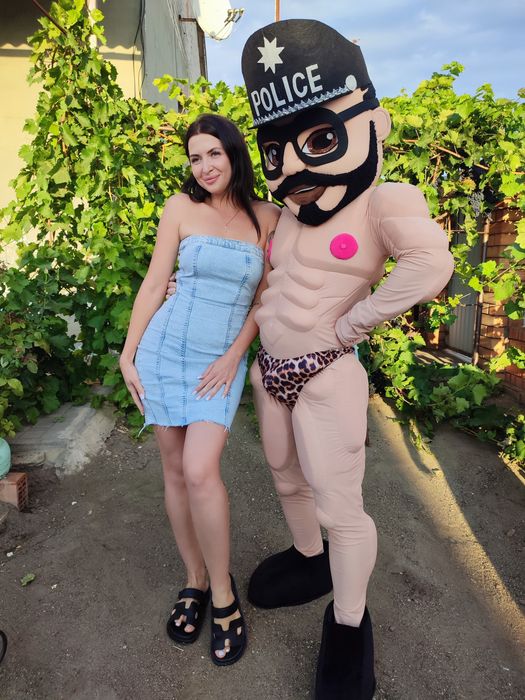 Стриптизер шуточний Поліцейський  ростова кукла