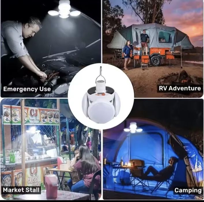 Lâmpada led solar/ bateria