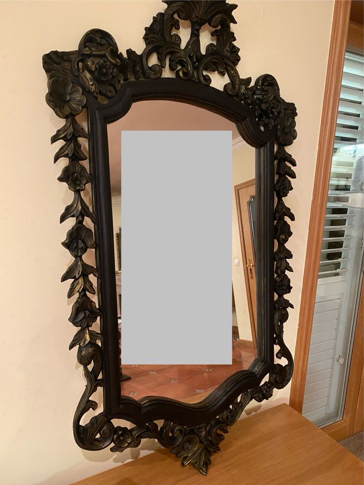 Espelho antigo restaurado