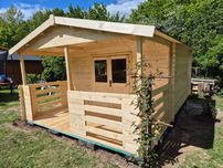 Od RĘKI domek letniskowy na ROD*drewniany z TARASEM 6x4*24 m2*BALIK 34