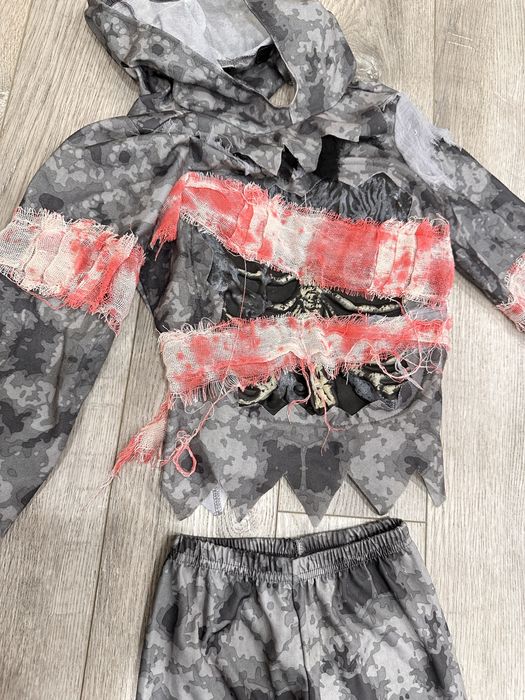 Костюм дівчинці і хлопцю зомбі, 116-122, 122-128, зомби, хеллоуин