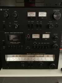 Wieża Sanyo Expert vintage hi-fi wzmacniacz tuner deck