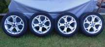Koła lato oryg. FORD 7.5Jx17, 5x108, ET55+MICHELIN 235/45R17, 2019r