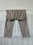 Stradivarius spodnie garniturowe w kratkę chinos S