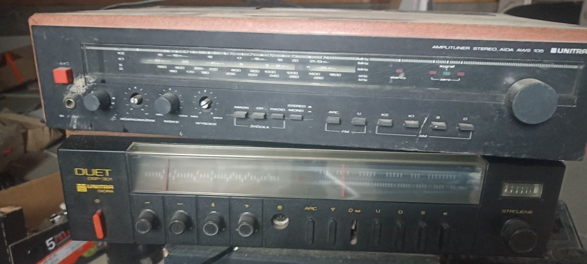 Amplituner radio wzmacniacz Unitra DUET