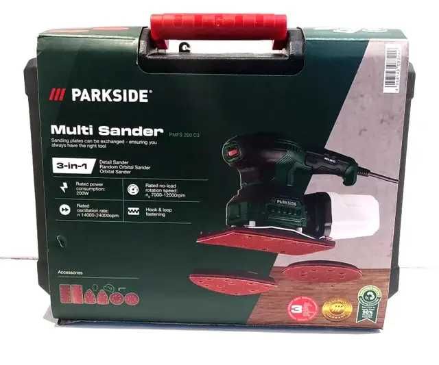 Багатофункціональна шліфувальна машинка 3 в 1 Parkside PMFS 200 C 3