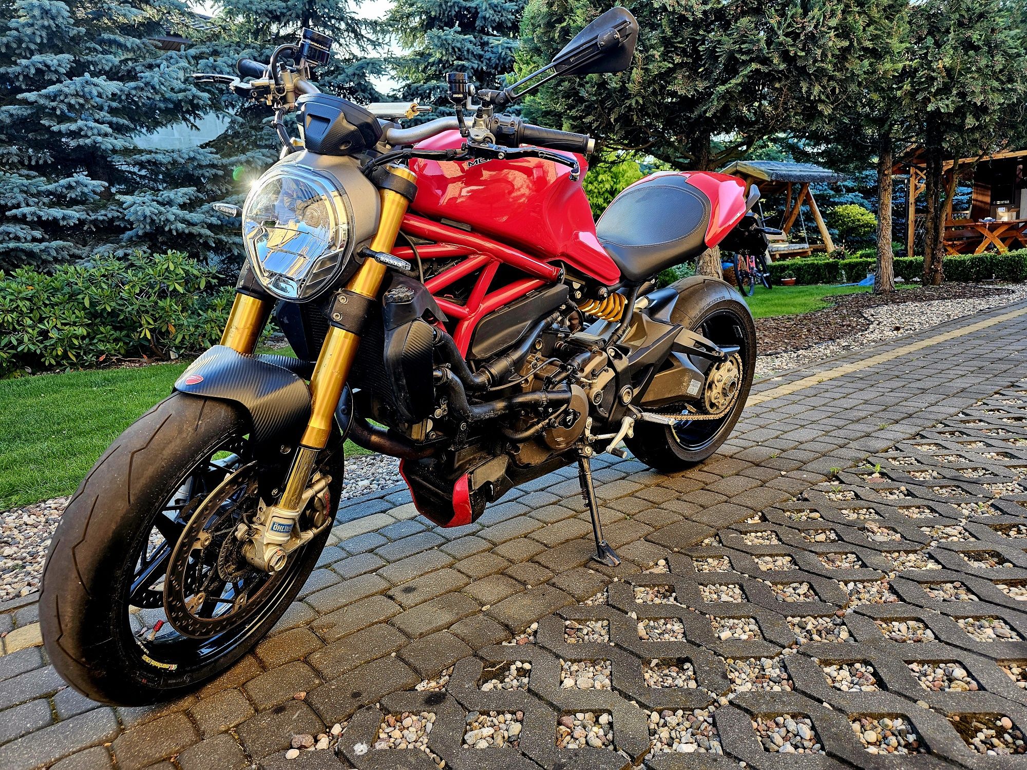 Ducati Monster 1200 S Przebieg 9300KM Maksymalne doposażenie, duży ser