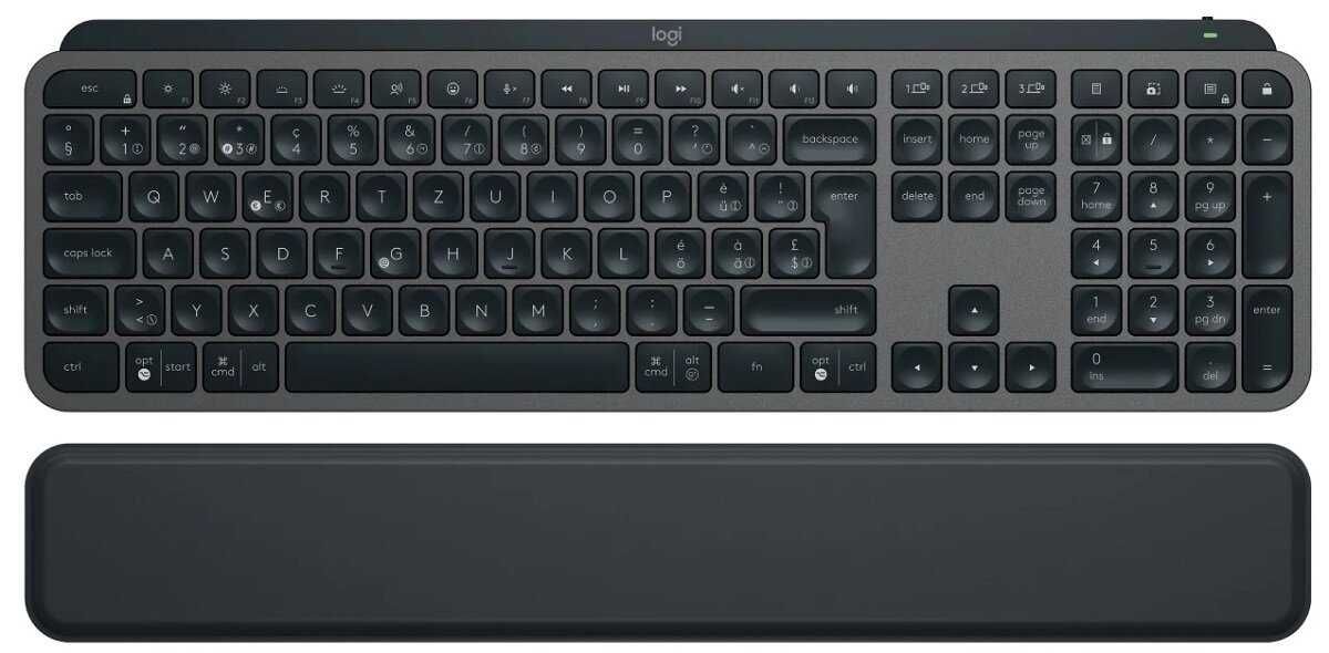 Logitech MX Keys S Combo Grafit -Klawiatura MX keys+ mysz MX Master 3S