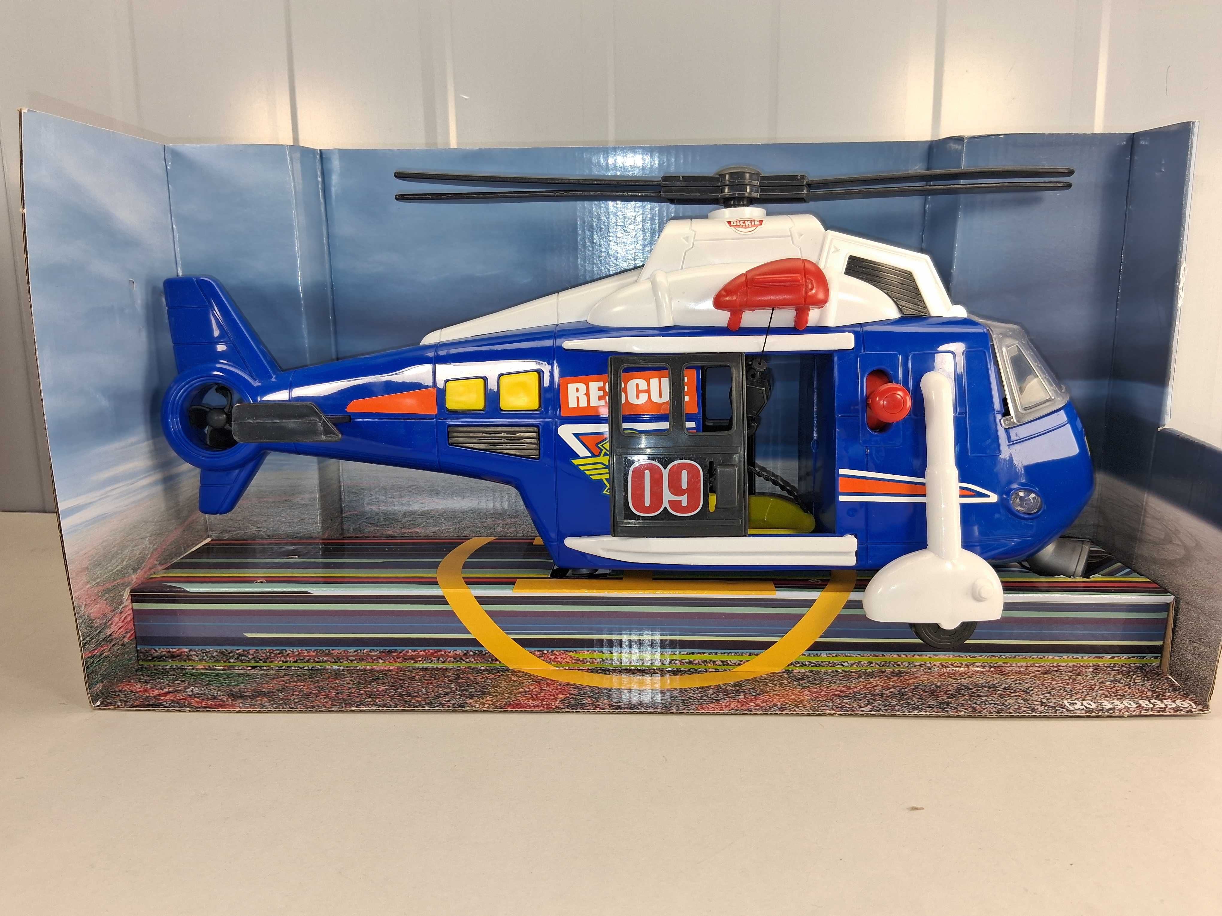 R193 Dickie Toys Helikopter Policyjny Z Napędem I Dźwiękiem