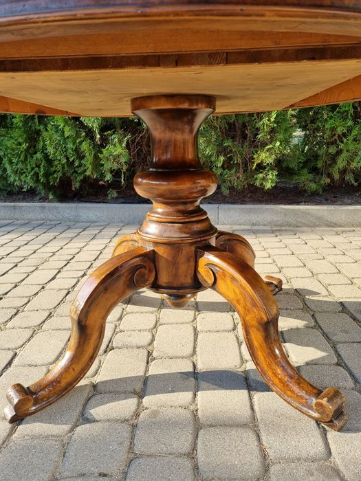 Piękny! Okrągły! Rozkładany! Stół! Jadalniany!