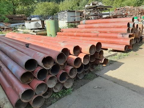 Rura stalowa 220mm. Słupy stalowe , rura na przepust