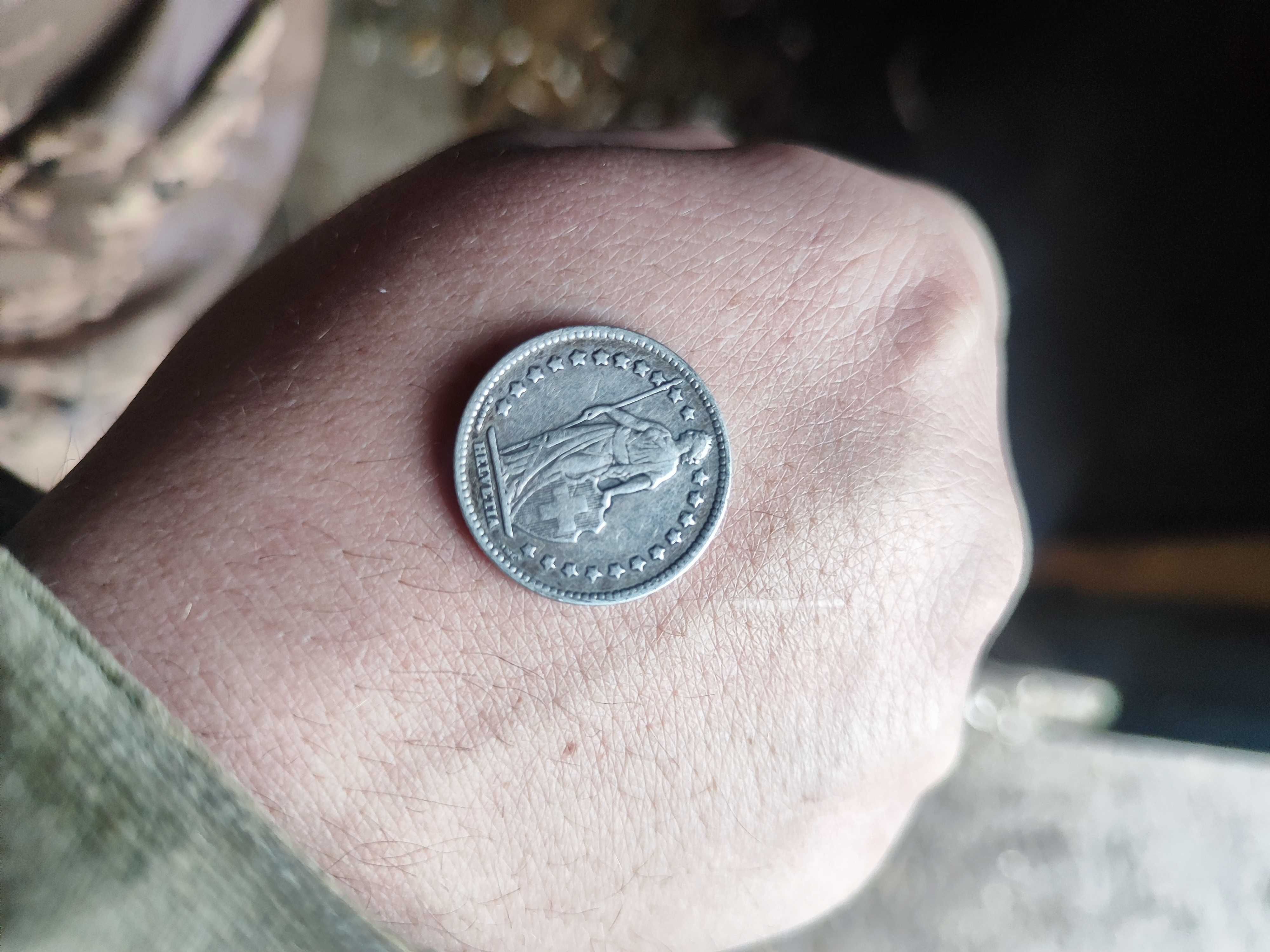 Стара монета, 1 франк