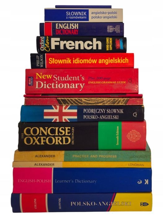 14x Słowniki angielski polski Oxford Collins Fluency