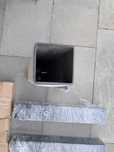 Okucie metalowe dolne boczne podstawa słupka balustrady 50x50 czarne
