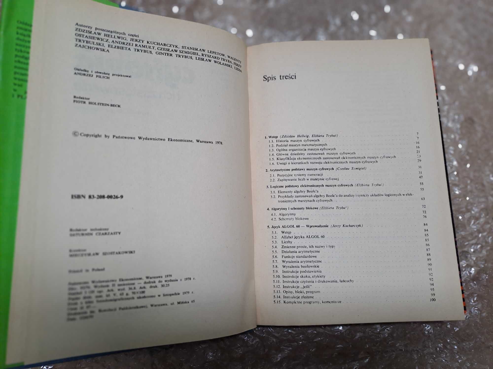 Książka Maszyny cyfrowe i ich zastosowanie 1979