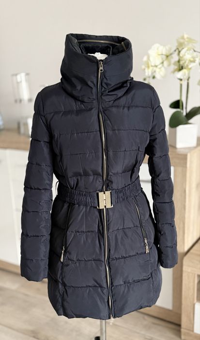 Kurtka damska zimowa granatowa L