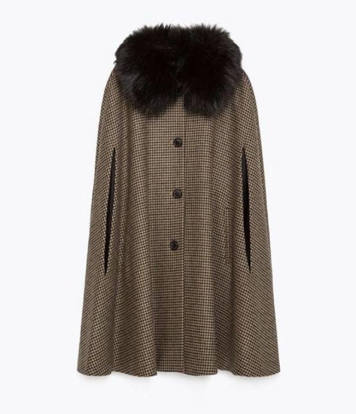 Кейп  пальто Zara розмір М L