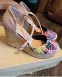 Buty na koturnie espadryle