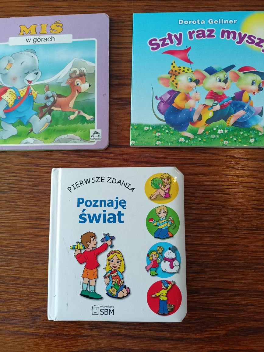 3 książeczki dla dzieci