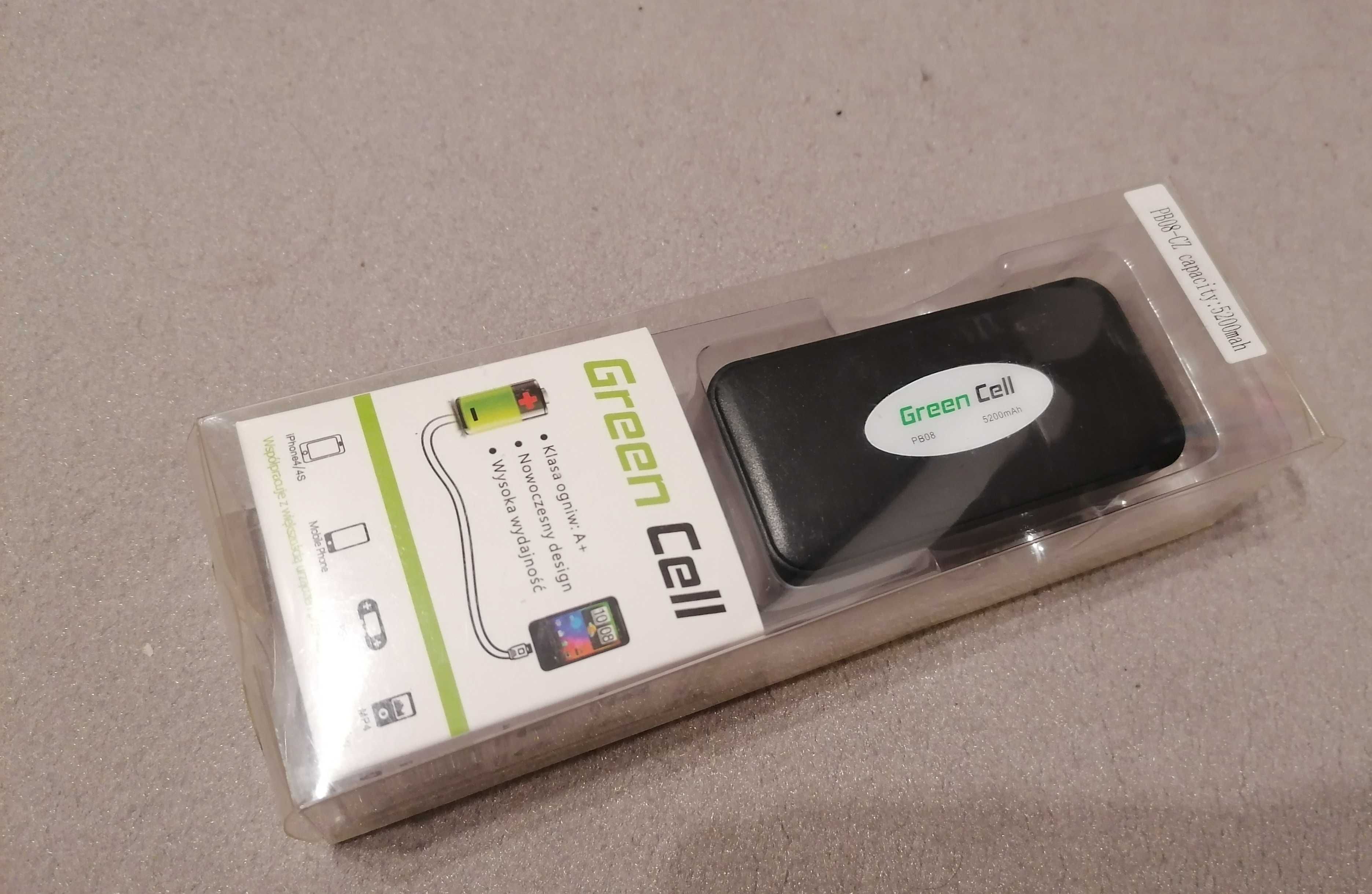 Powerbank Green Cell PB08 5200mAh czarny