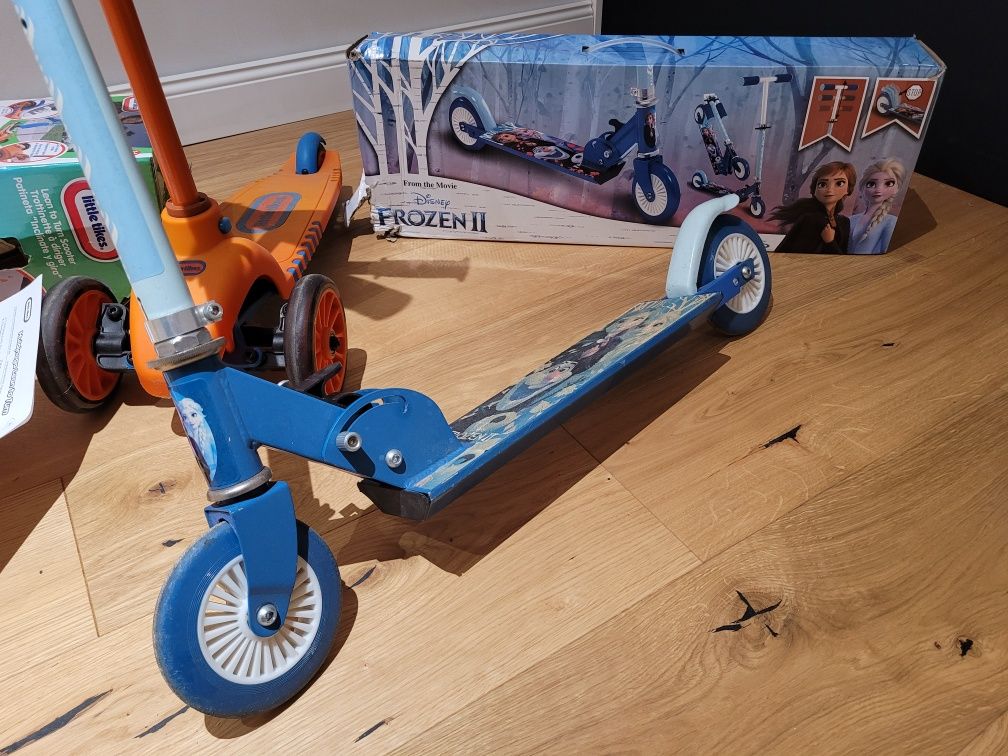 2x hulajnoga: Little Tikes Learn To Turn + Frozen Kraina Lodu Elza