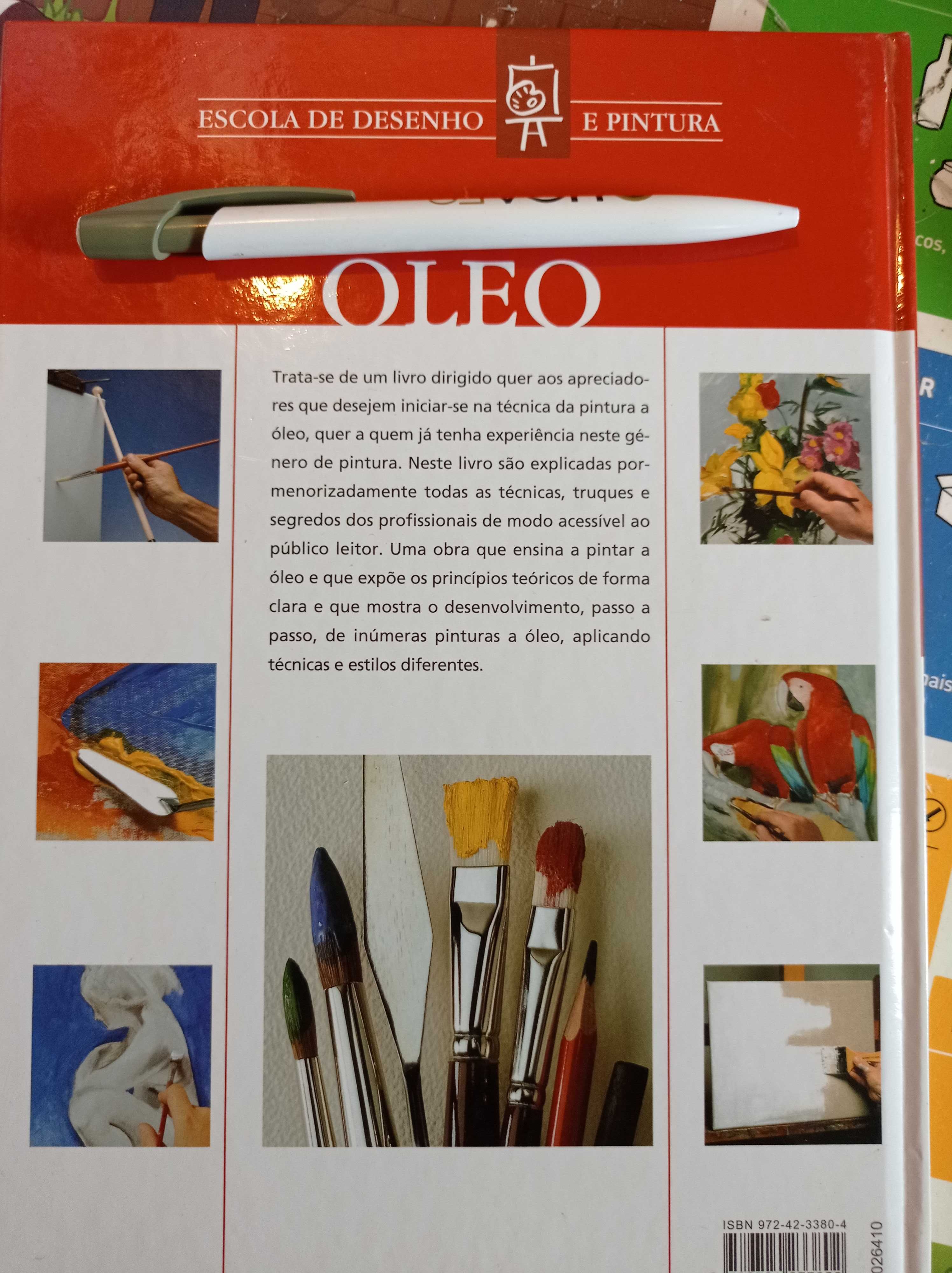 Livro Óleo - Escola de desenho e pintura