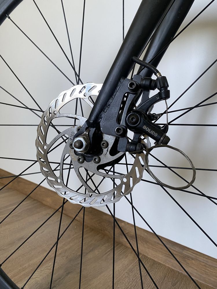 Велосипед Profi Road 28" чорний, дискові гальма