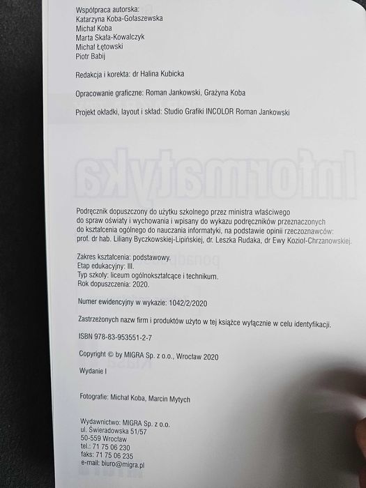 Teraz Bajty Informatyka Klasa 2