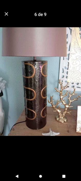 Lamp and side table set. Delivery in Setúbal area. READ THE FULL DESCRIPTION!64553267667073122