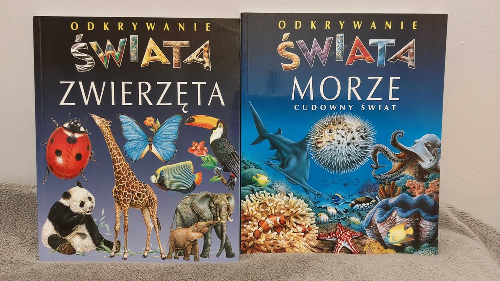 Sprzedam 2 książki - Morze, cudowny świat i Zwierzęta.
