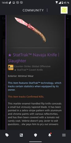 StatTrak Navaja Knife | Slaughter