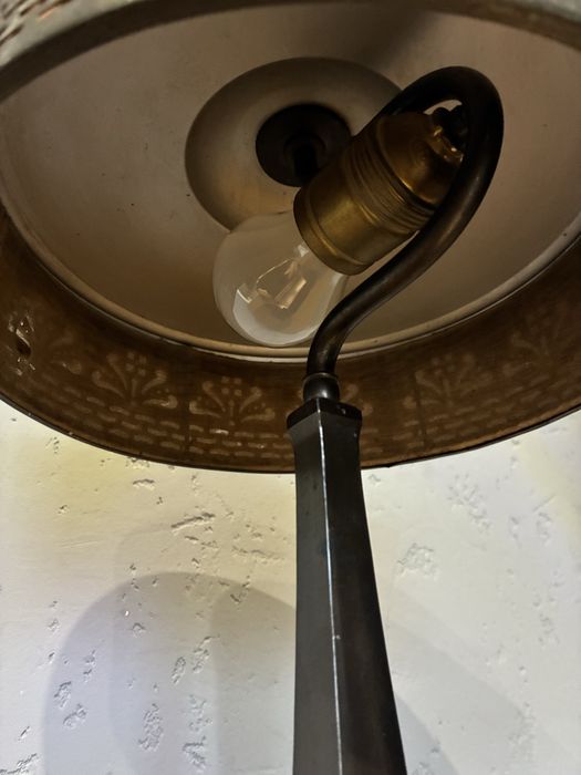 Lampa gabinetowa brąz lata 20