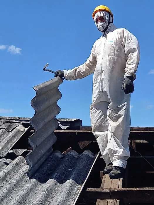 AZBEST usuwanie ETERNIT demontaż utylizacja eternitu transport azbestu